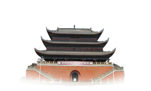 宜宾大观楼透明图标搭配素材