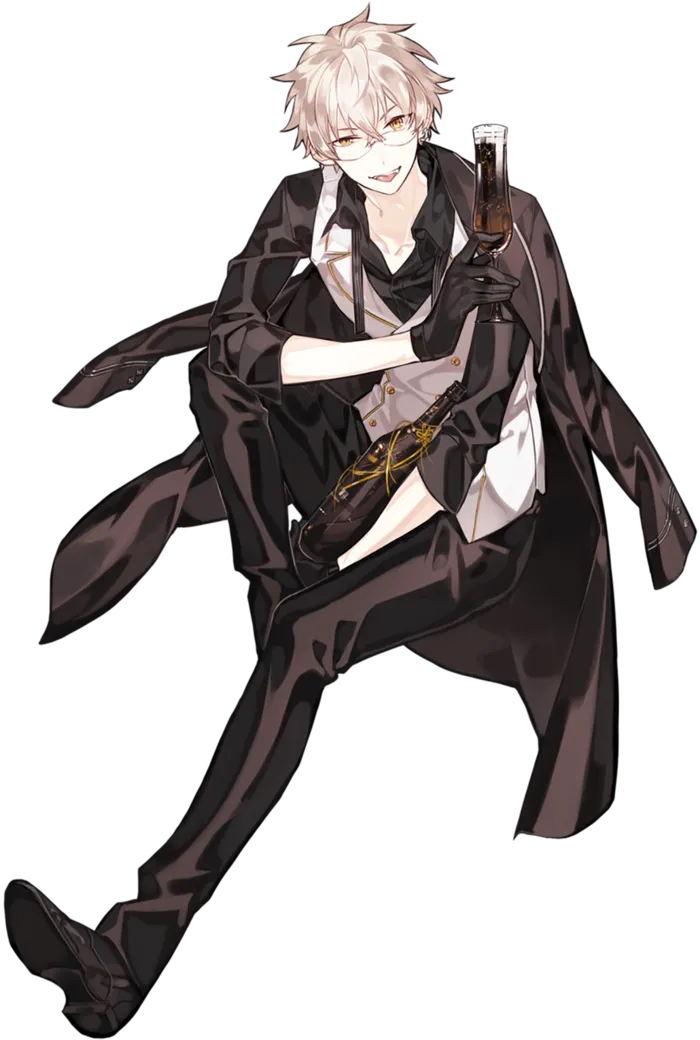 武士黑色男孩素材卡通画简笔