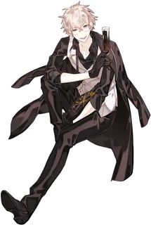 武士黑色男孩素材卡通画简笔