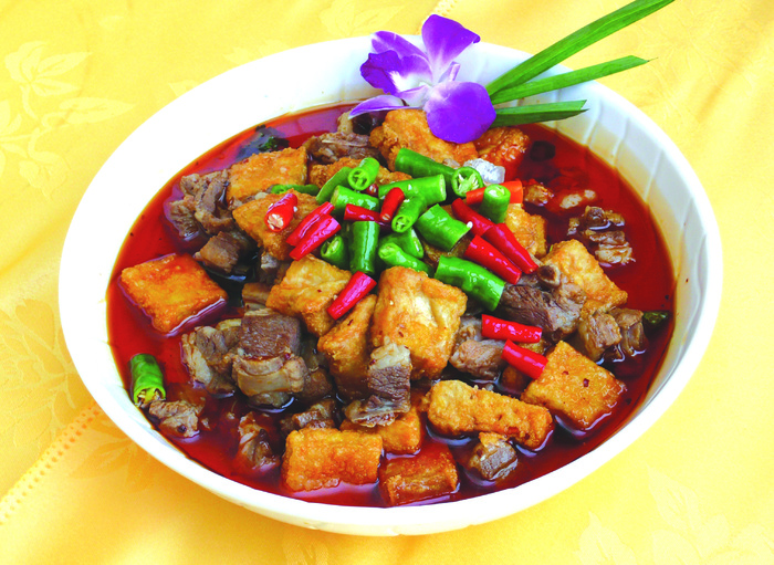 4076臭豆腐烧排骨