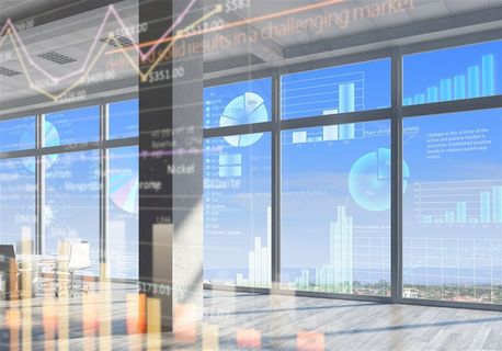 三维空间与立方体数据图表素材高清图片