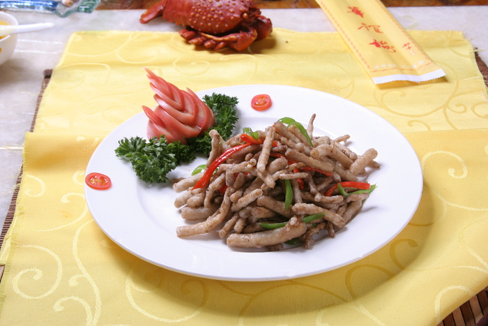 干煸茶树菇 (1)