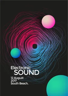 多彩渐变流体背景