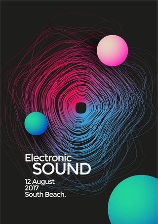 多彩渐变流体背景