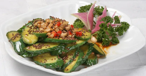 16 紫苏煎黄瓜 汇源饺子城