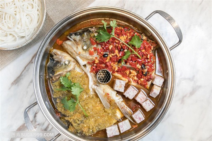 麻辣香辣美味鱼头