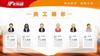 员工风采展板