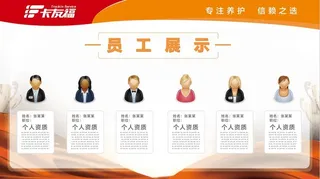 员工风采展板