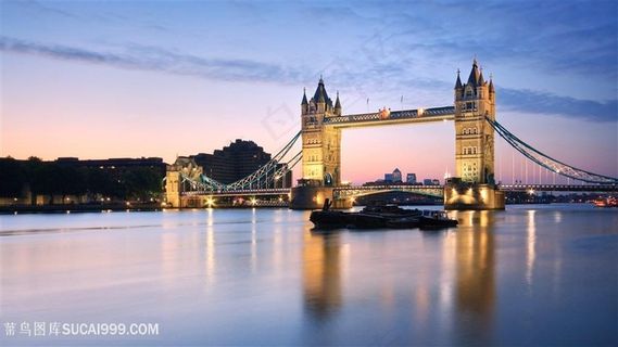 高清唯美伦敦桥风景图片