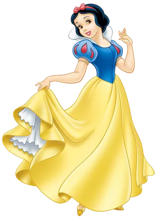 白雪公主卡通简笔素材