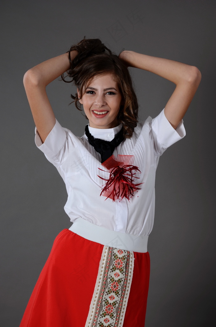 中外混血美女图片