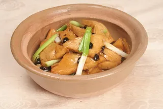 青蒜豆腐煲12