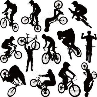 免扣素材自行车运动