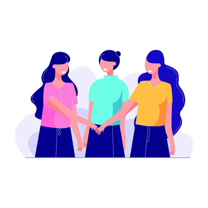 扁平化人物场景办公互联网等距ai矢量设计网页海报UI素材插画