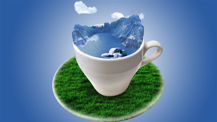 茶杯里的雪山