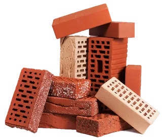 红砖实物免抠砖头