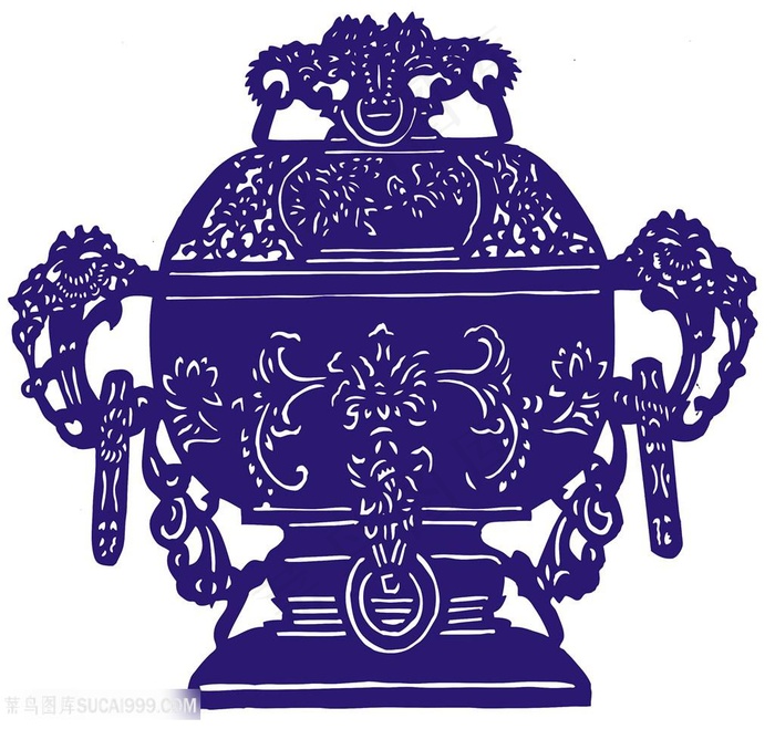 祭祀祭品国粹青花瓷中国风图片