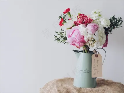 花瓶里的粉色花朵 花瓶里的粉色花朵