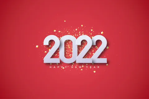 2022创意艺术字体新年虎年圣诞节数字立体质感文字AI矢量设计素材