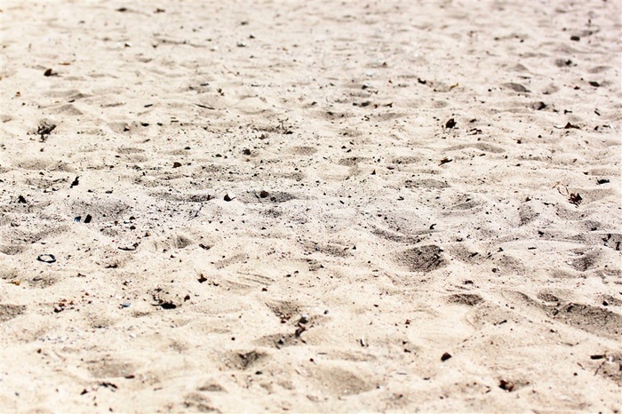 海滩上的漂亮沙子