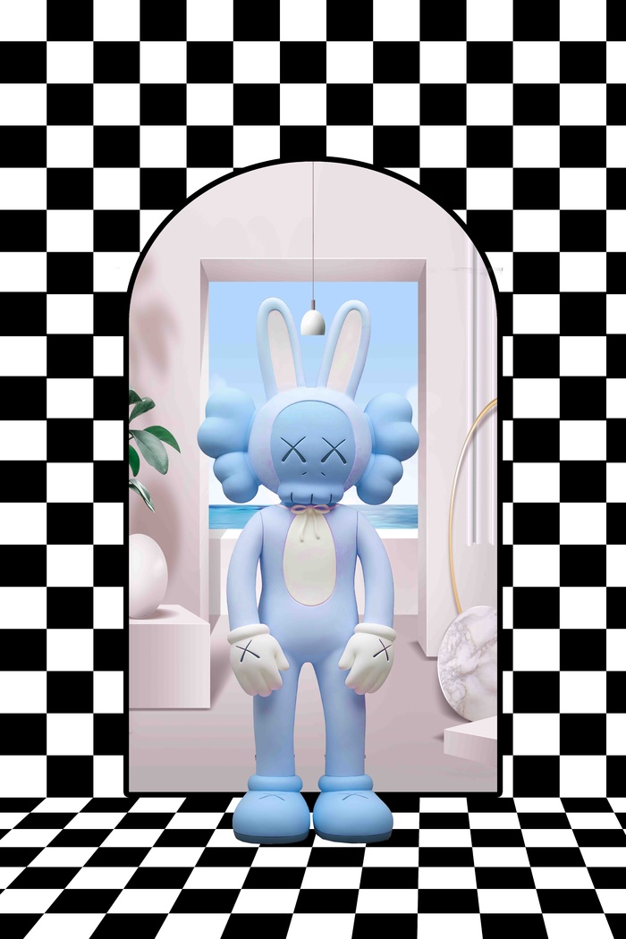 3D立体装饰画 psd模版下载
