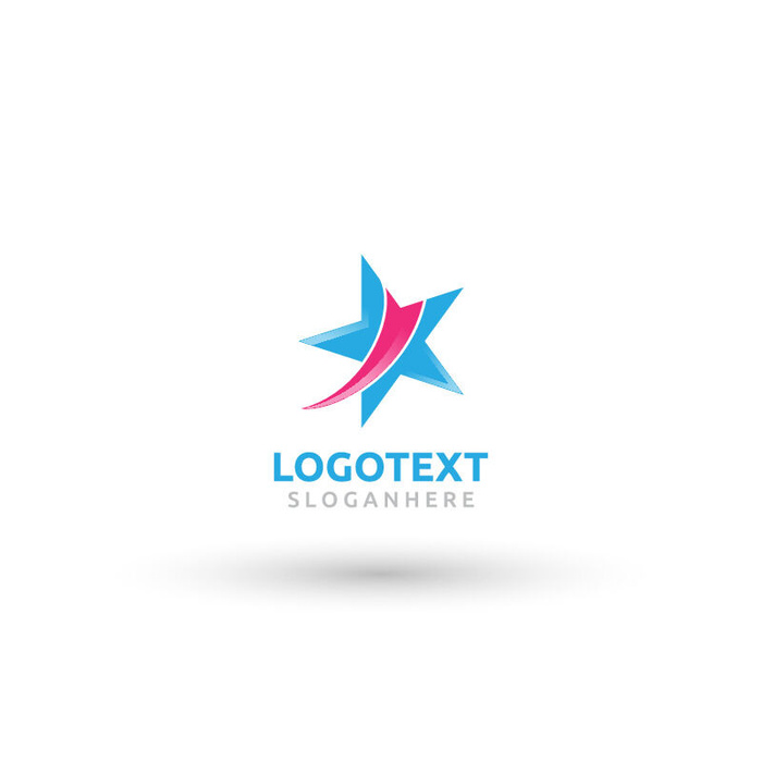 图标标识标志立体几何图形企业商标VI品牌LOGO设计模板AI矢量素材ai矢量模版下载