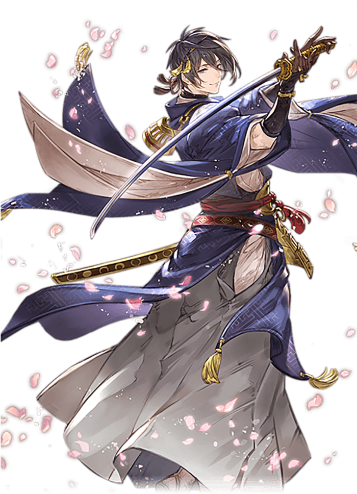武士男素材人物黑色