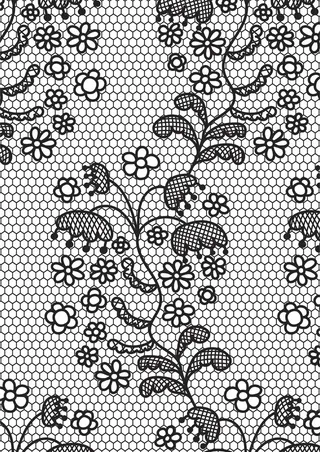 镂空小碎花蕾丝