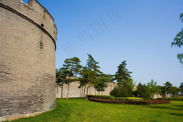 宛平城风景建筑摄影图片