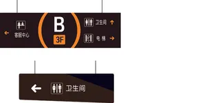 导视牌标识牌指示牌指引牌