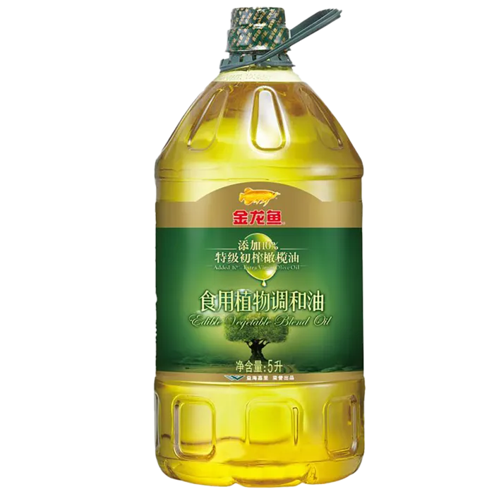 金龙鱼橄榄调和油5升 (2)超市商品白底图免抠实物摄影png格式图片透明底