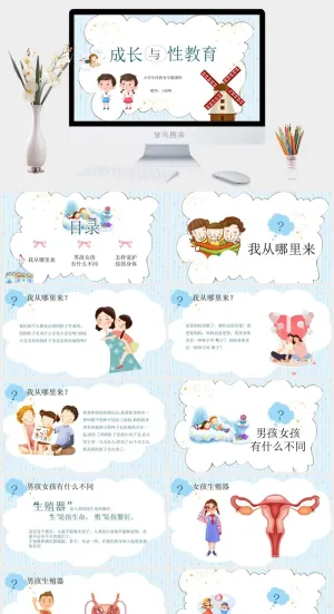 性教育PPT模板