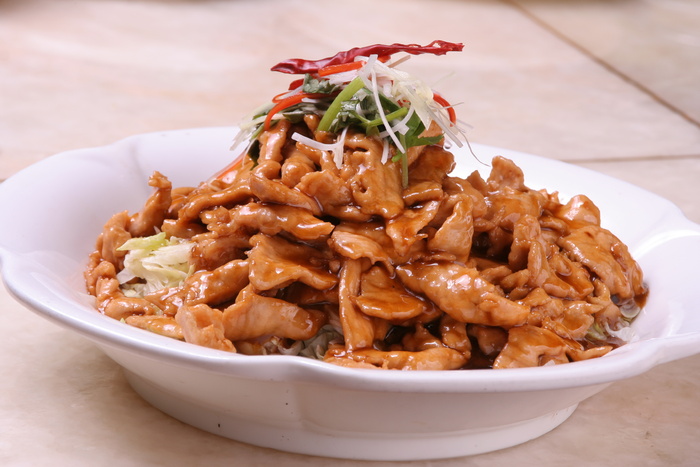 老醋嫩滑肉 (2)