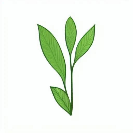 一小枝树叶png免抠(2048x2048)