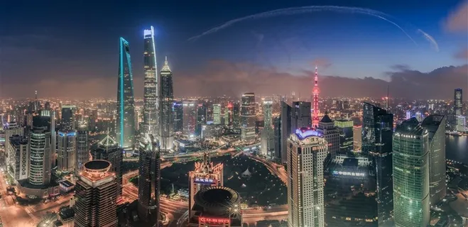 上海陆家嘴全景 上海陆家嘴全景