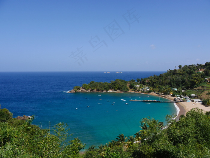 蔚蓝海岸唯美风景图片