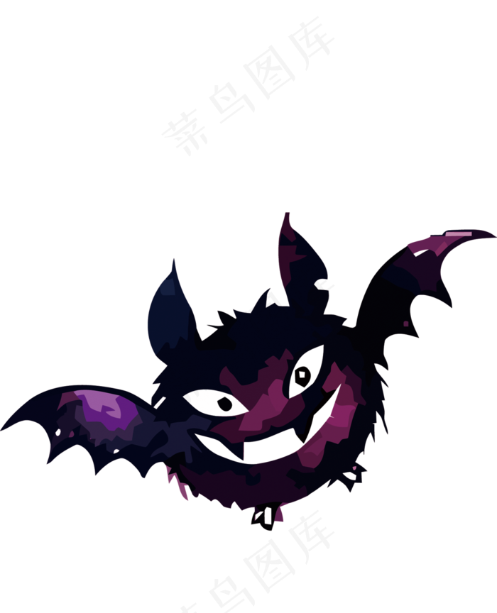 万圣节节日元素蝙蝠