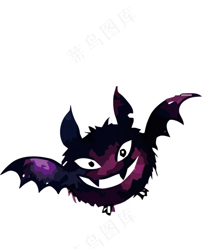 万圣节节日元素蝙蝠