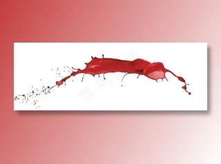 喷溅的颜料高清摄影素材图片