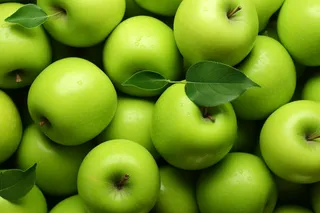 青苹果水果摄影图