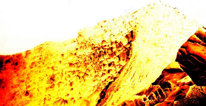 炽热粘稠的熔岩