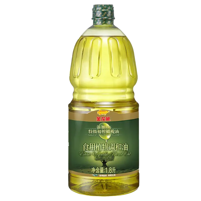 金龙鱼橄榄调和油1.8升超市商品白底图免抠实物摄影png格式图片透明底
