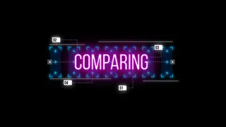 赛博朋克科技英文边框图案素材