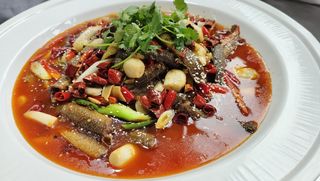 红烧黄鳝泥鳅菜品图片