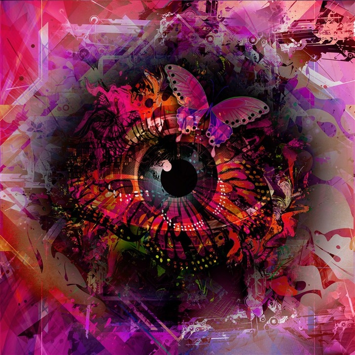 彩绘高清独眼美图