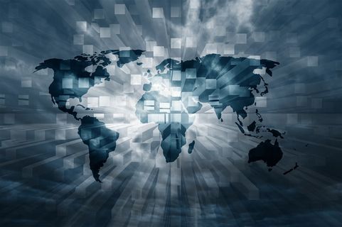 创意世界地图高清图片