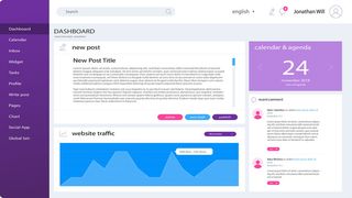 可视化大数据科技网页后台管理图表软件AI界面PSD模版素材源文件