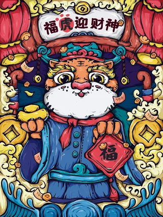 虎年 虎年海报