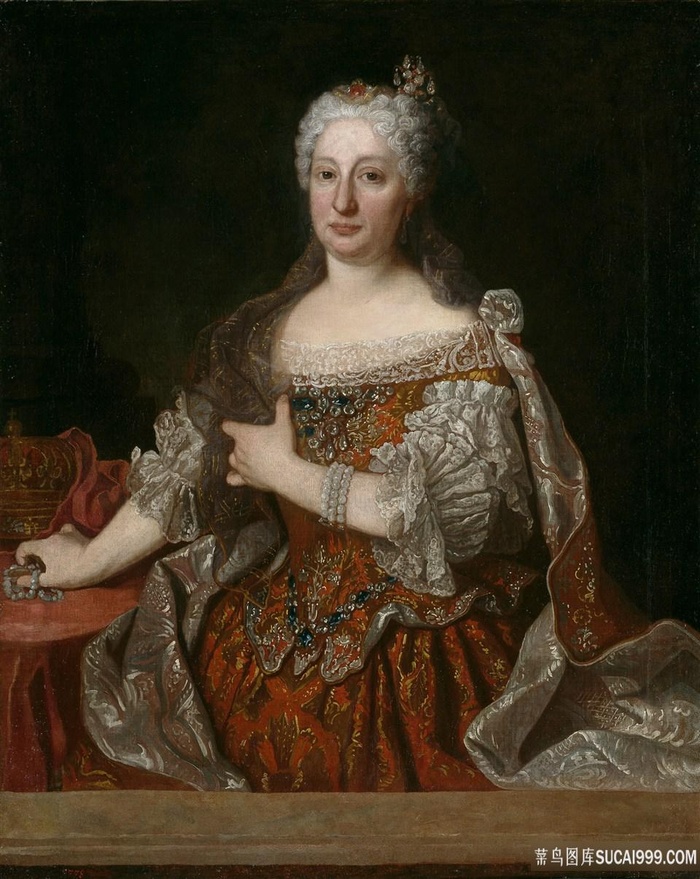 让・玛丽亚・安娜・奥地利，瑞娜・德・葡萄牙油画图片