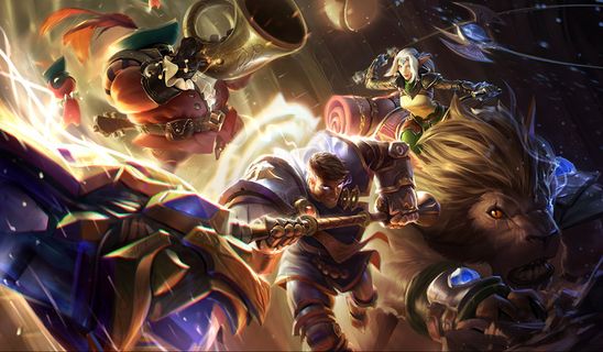 英雄联盟人物原画皮肤猎人